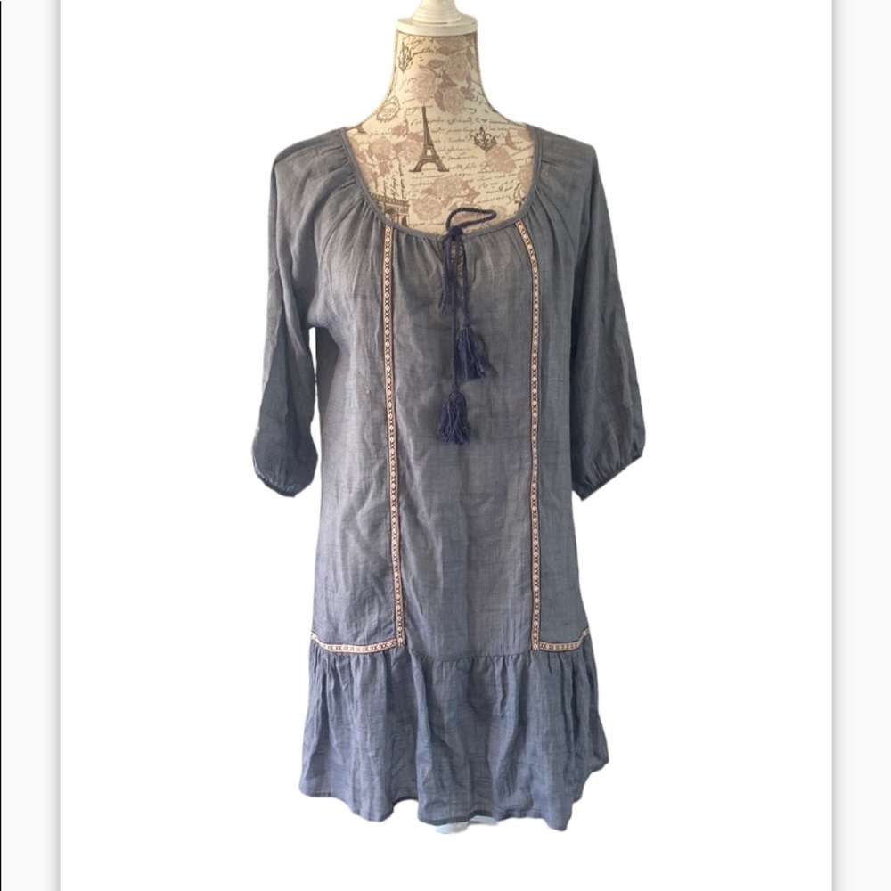 Bohemian, Cottage Cord Tunic dress by Orange Creek